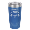 Candy Heart XOXO - Laser Engraved Stainless Steel Drinkware - 1757 -