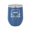 Candy Heart Nope - Laser Engraved Stainless Steel Drinkware - 1758 -