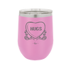 Candy Heart Hugs - Laser Engraved Stainless Steel Drinkware - 1760 -
