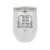 Candy Heart Blah Blah Blah - Laser Engraved Stainless Steel Drinkware - 1762 -