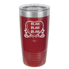 Candy Heart Blah Blah Blah - Laser Engraved Stainless Steel Drinkware - 1762 -