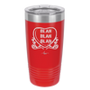 Candy Heart Blah Blah Blah - Laser Engraved Stainless Steel Drinkware - 1762 -