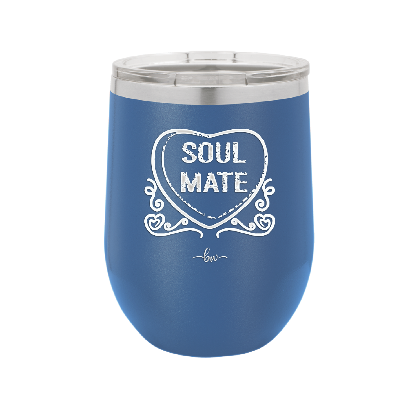 Candy Heart Soul Mate - Laser Engraved Stainless Steel Drinkware - 1763 -
