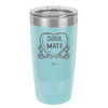 Candy Heart Soul Mate - Laser Engraved Stainless Steel Drinkware - 1763 -