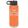 Candy Heart Soul Mate - Laser Engraved Stainless Steel Drinkware - 1763 -