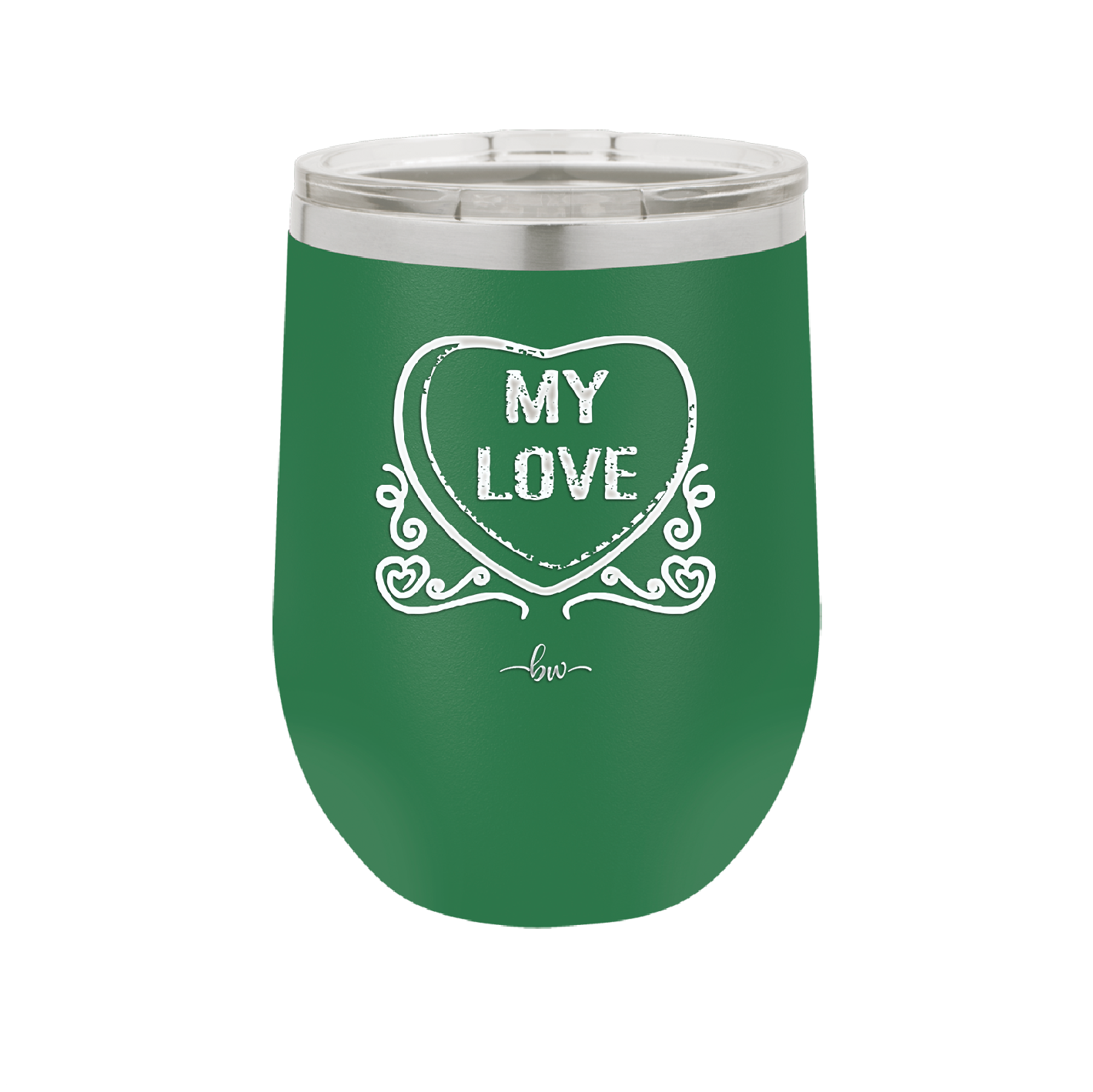 Candy Heart My Love - Laser Engraved Stainless Steel Drinkware - 1764 -