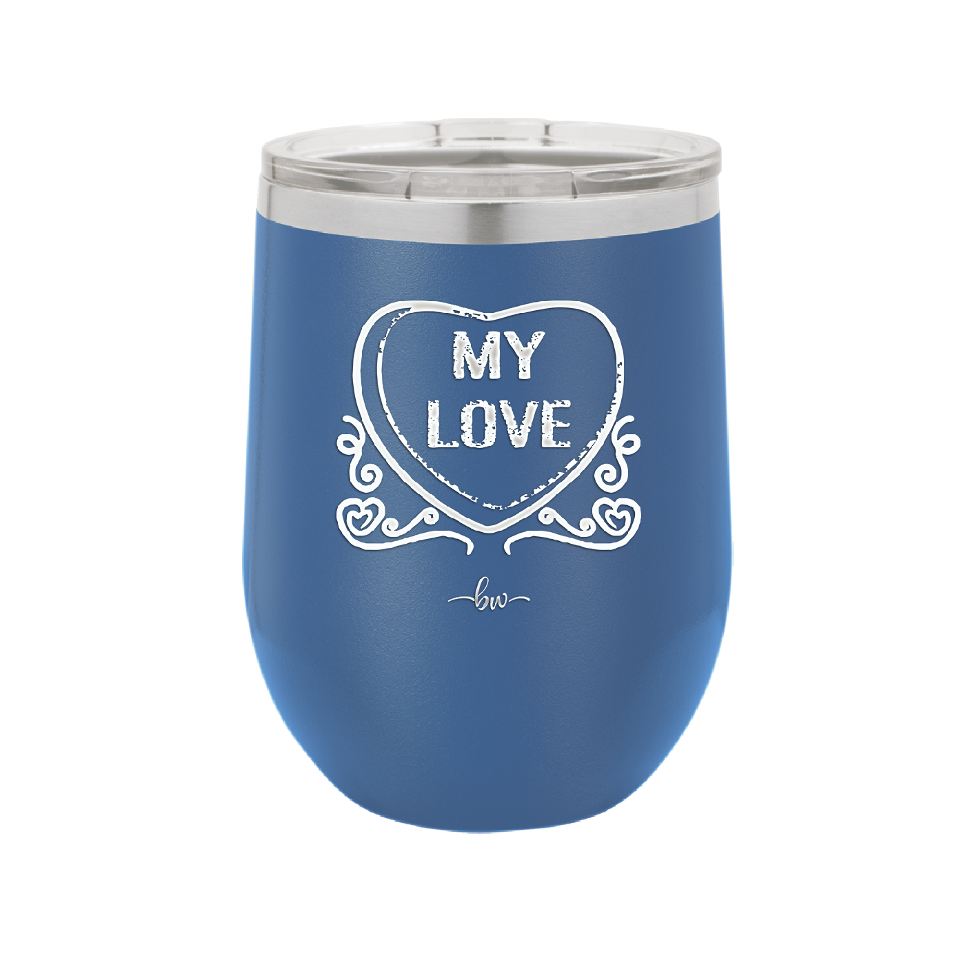 Candy Heart My Love - Laser Engraved Stainless Steel Drinkware - 1764 -