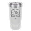 Candy Heart My Love - Laser Engraved Stainless Steel Drinkware - 1764 -