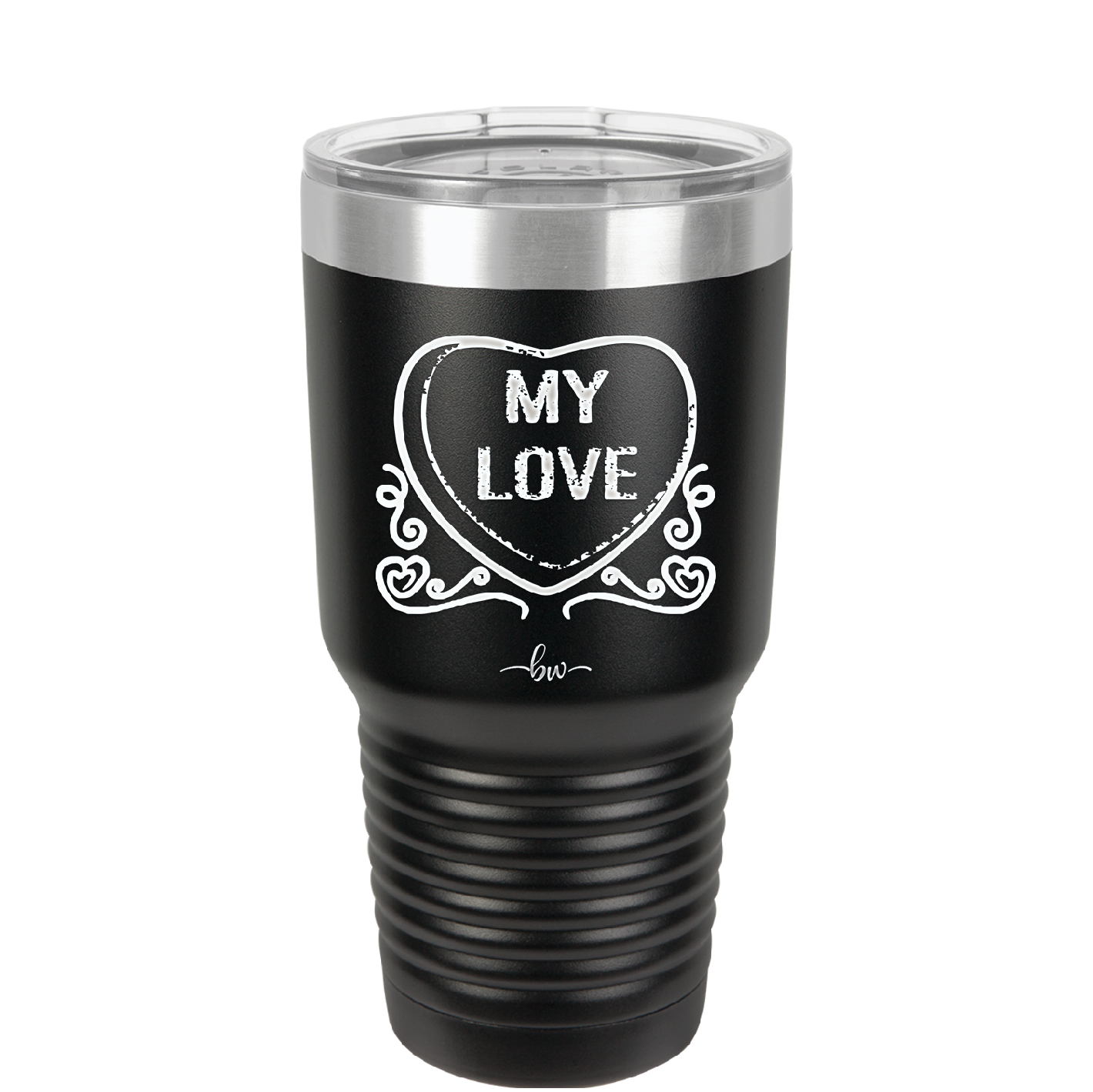 Candy Heart My Love - Laser Engraved Stainless Steel Drinkware - 1764 -