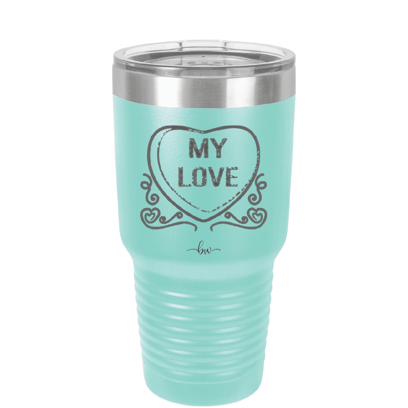 Candy Heart My Love - Laser Engraved Stainless Steel Drinkware - 1764 -
