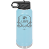 Candy Heart My Love - Laser Engraved Stainless Steel Drinkware - 1764 -