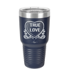 Candy Heart True Love - Laser Engraved Stainless Steel Drinkware - 1769 -
