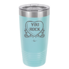 Candy Heart You Rock - Laser Engraved Stainless Steel Drinkware - 1771 -