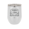 Candy Heart Puppy Love - Laser Engraved Stainless Steel Drinkware - 1773 -