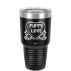 Candy Heart Puppy Love - Laser Engraved Stainless Steel Drinkware - 1773 -