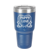 Candy Heart Puppy Love - Laser Engraved Stainless Steel Drinkware - 1773 -