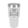 Candy Heart Purr fect - Laser Engraved Stainless Steel Drinkware - 1774 -