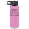 Candy Heart Purr fect - Laser Engraved Stainless Steel Drinkware - 1774 -