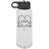 Candy Heart 4 Ever - Laser Engraved Stainless Steel Drinkware - 1775 -