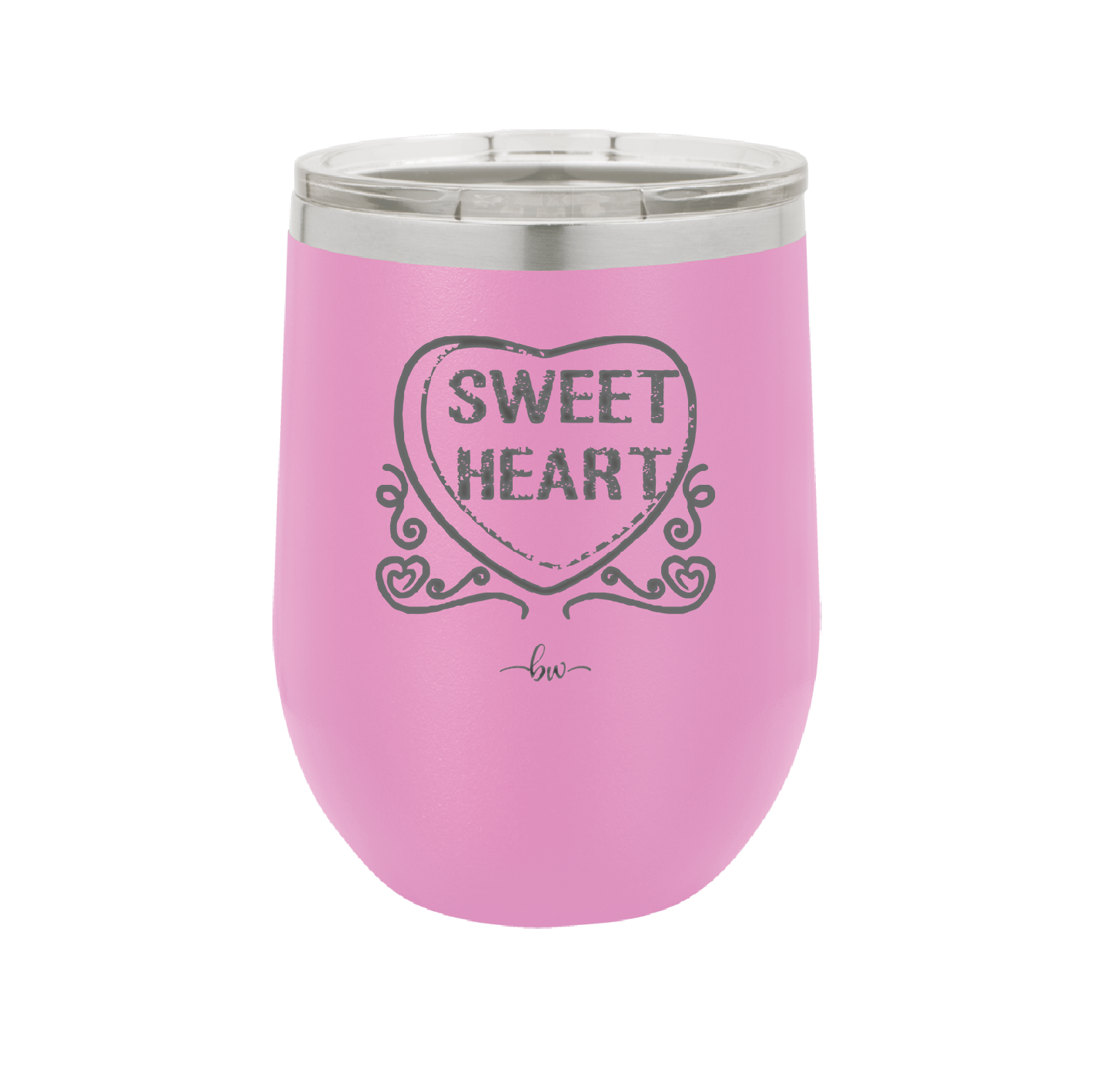 Candy Heart Sweet Heart - Laser Engraved Stainless Steel Drinkware - 1777 -