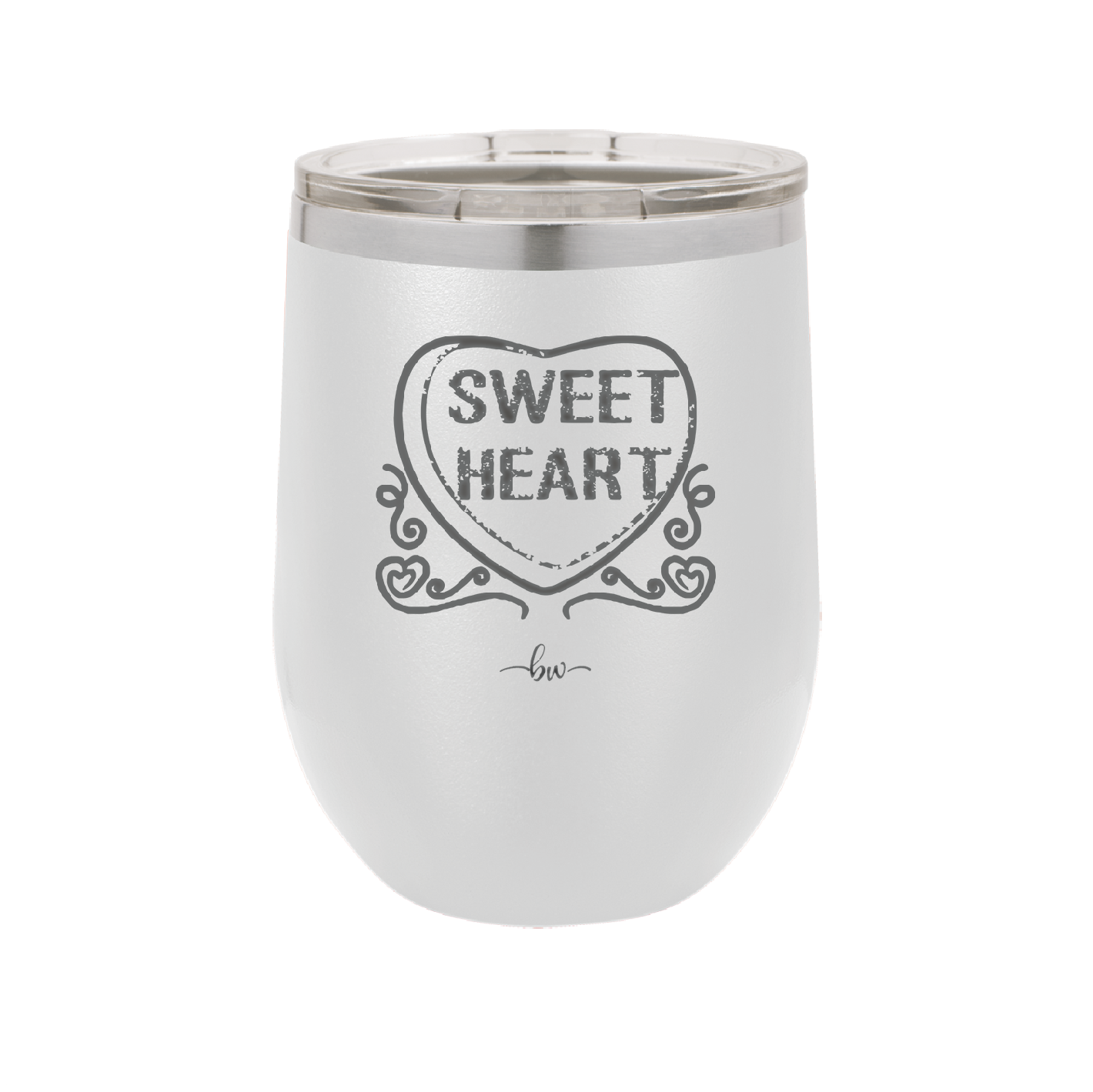 Candy Heart Sweet Heart - Laser Engraved Stainless Steel Drinkware - 1777 -