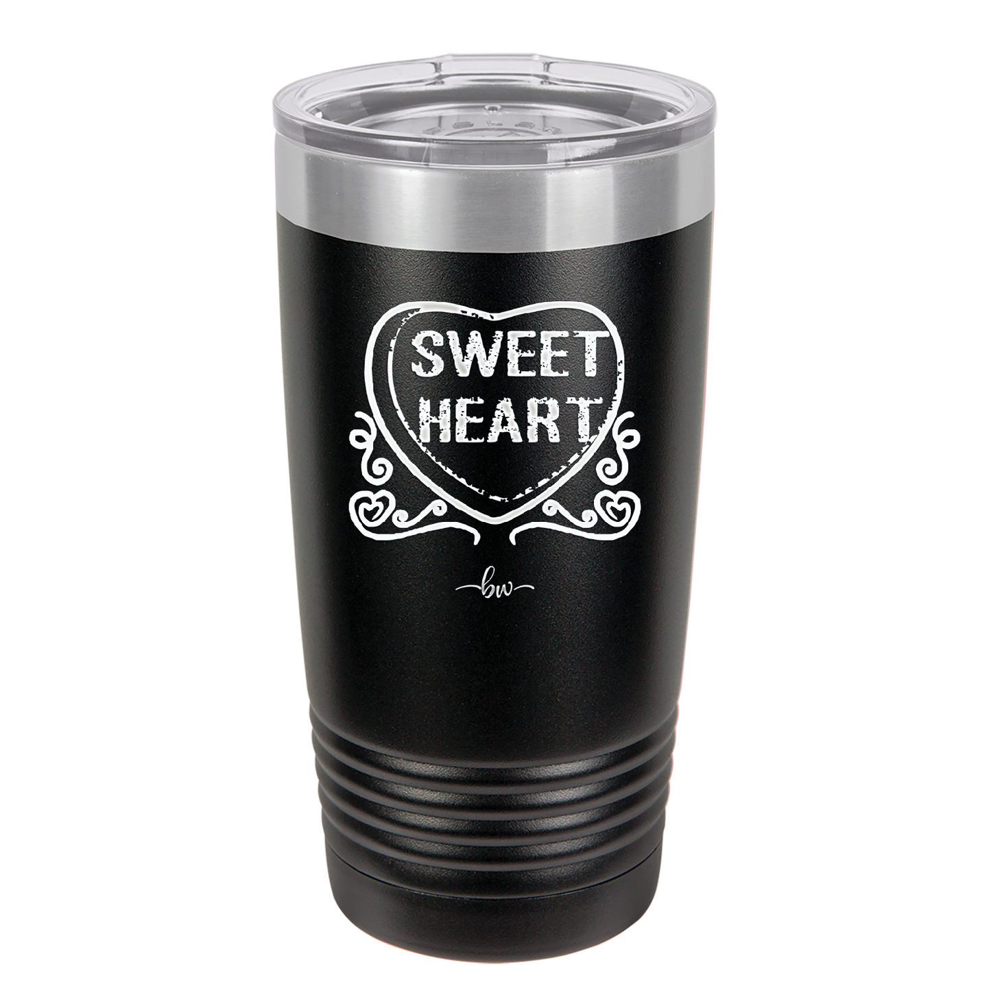 Candy Heart Sweet Heart - Laser Engraved Stainless Steel Drinkware - 1777 -