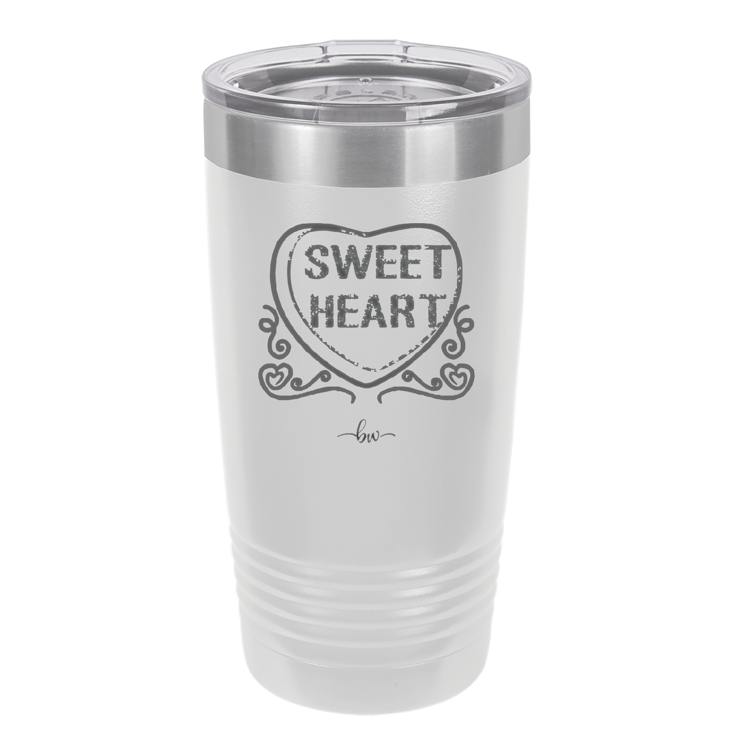 Candy Heart Sweet Heart - Laser Engraved Stainless Steel Drinkware - 1777 -