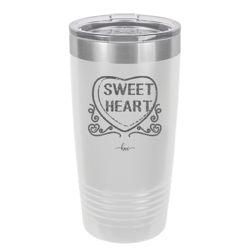 Candy Heart Sweet Heart - Laser Engraved Stainless Steel Drinkware - 1777 -