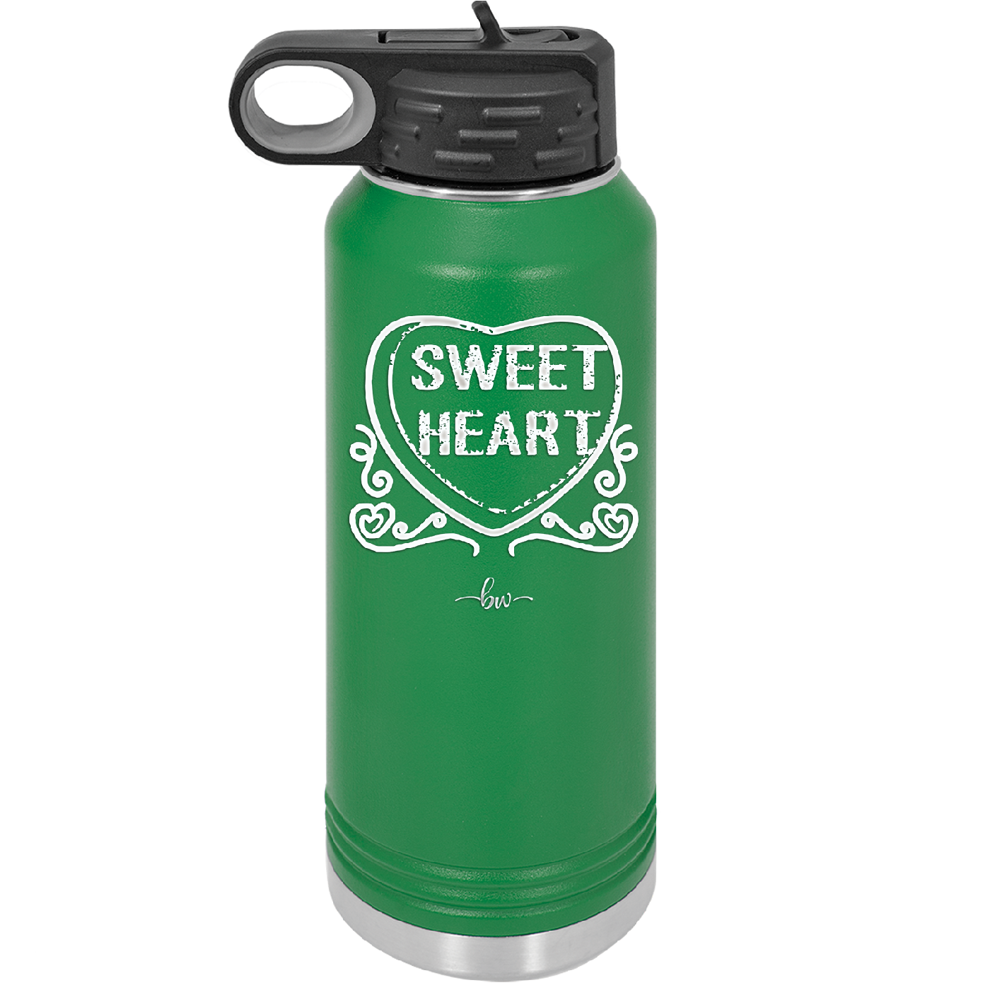 Candy Heart Sweet Heart - Laser Engraved Stainless Steel Drinkware - 1777 -