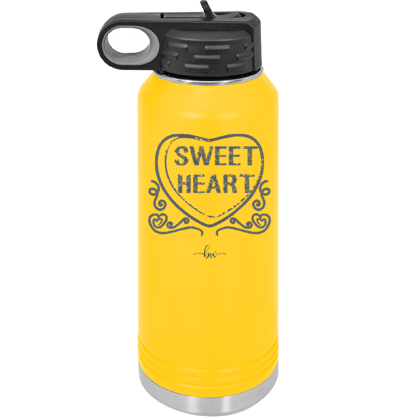 Candy Heart Sweet Heart - Laser Engraved Stainless Steel Drinkware - 1777 -