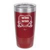 Candy Heart Wink Wink - Laser Engraved Stainless Steel Drinkware - 1778 -