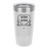 Candy Heart Wink Wink - Laser Engraved Stainless Steel Drinkware - 1778 -