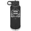 Candy Heart Wink Wink - Laser Engraved Stainless Steel Drinkware - 1778 -