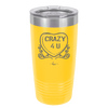 Candy Heart Crazy 4 U - Laser Engraved Stainless Steel Drinkware - 1779 -