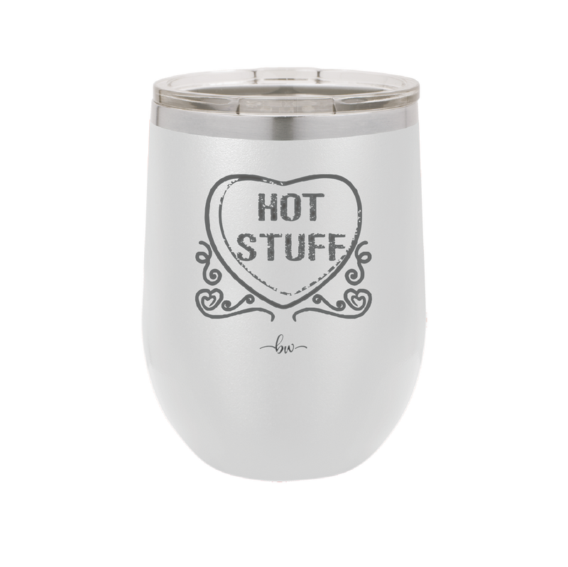 Candy Heart Hot Stuff - Laser Engraved Stainless Steel Drinkware - 1780 -