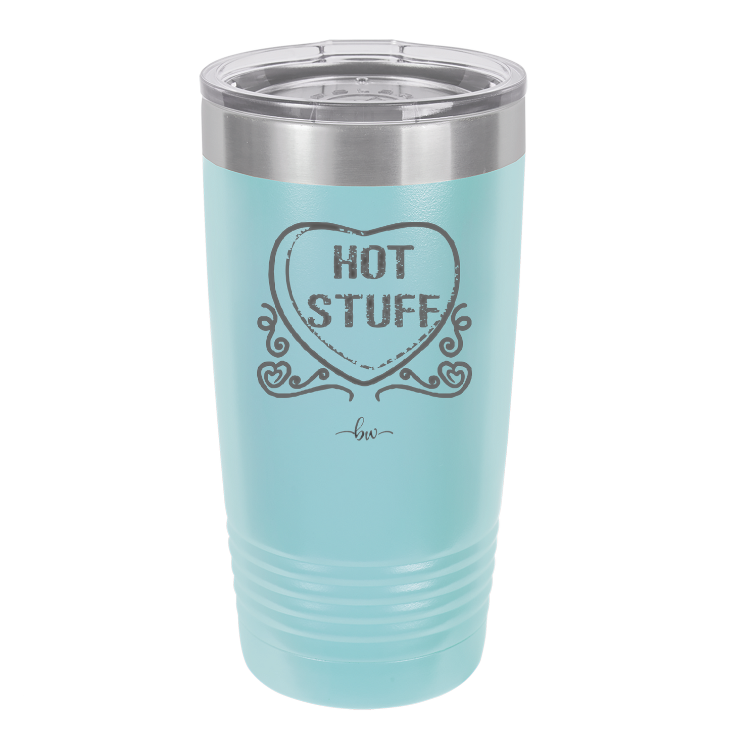 Candy Heart Hot Stuff - Laser Engraved Stainless Steel Drinkware - 1780 -
