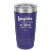 Laughter is the Best Medicine. Or Weed. Maybe it's Weed - Laser Engraved Stainless Steel Drinkware - 1783 -