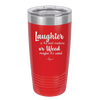 Laughter is the Best Medicine. Or Weed. Maybe it's Weed - Laser Engraved Stainless Steel Drinkware - 1783 -