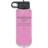 Wisdom of the Day 437 - Buy Good Whiskey - Laser Engraved Stainless Steel Drinkware - 1785 -