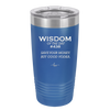 Wisdom of the Day 438 - Buy Good Vodka - Laser Engraved Stainless Steel Drinkware - 1786 -
