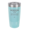 Wisdom of the Day 438 - Buy Good Vodka - Laser Engraved Stainless Steel Drinkware - 1786 -