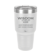 Wisdom of the Day 438 - Buy Good Vodka - Laser Engraved Stainless Steel Drinkware - 1786 -