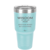 Wisdom of the Day 439 - Buy Good Wine - Laser Engraved Stainless Steel Drinkware - 1787 -