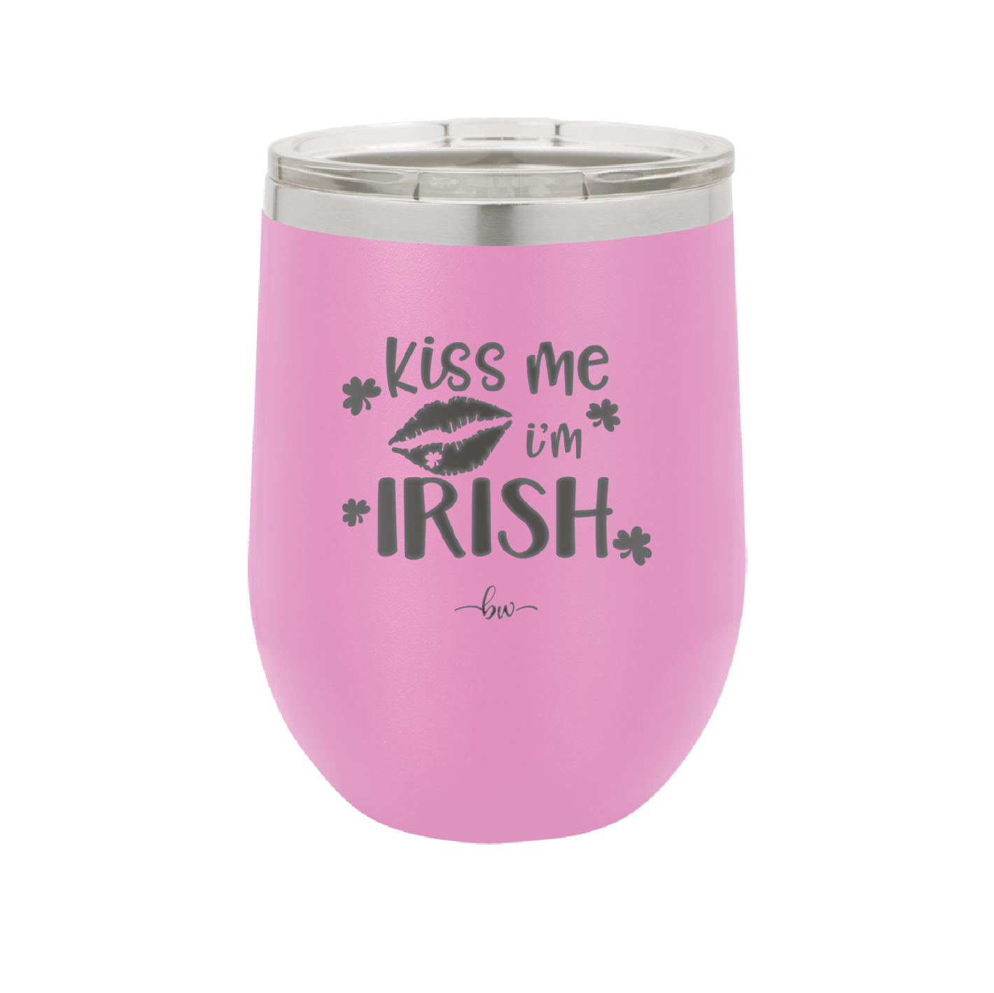 Kiss Me I'm Irish - Laser Engraved Stainless Steel Drinkware - 1790 -