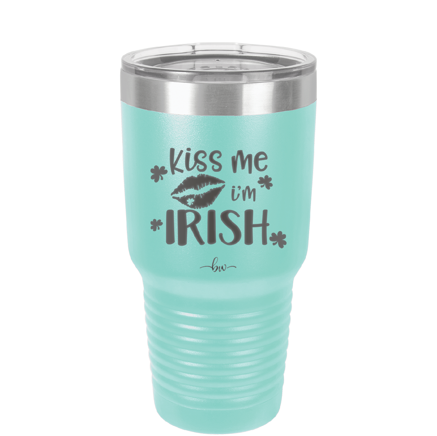 Kiss Me I'm Irish - Laser Engraved Stainless Steel Drinkware - 1790 -
