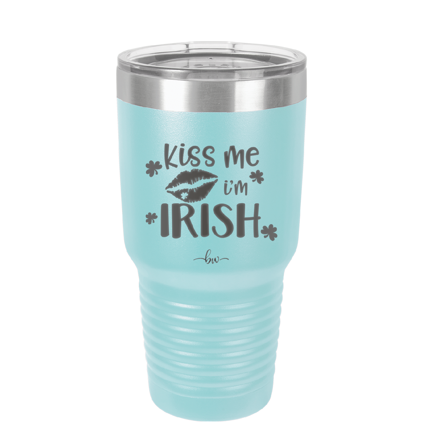 Kiss Me I'm Irish - Laser Engraved Stainless Steel Drinkware - 1790 -