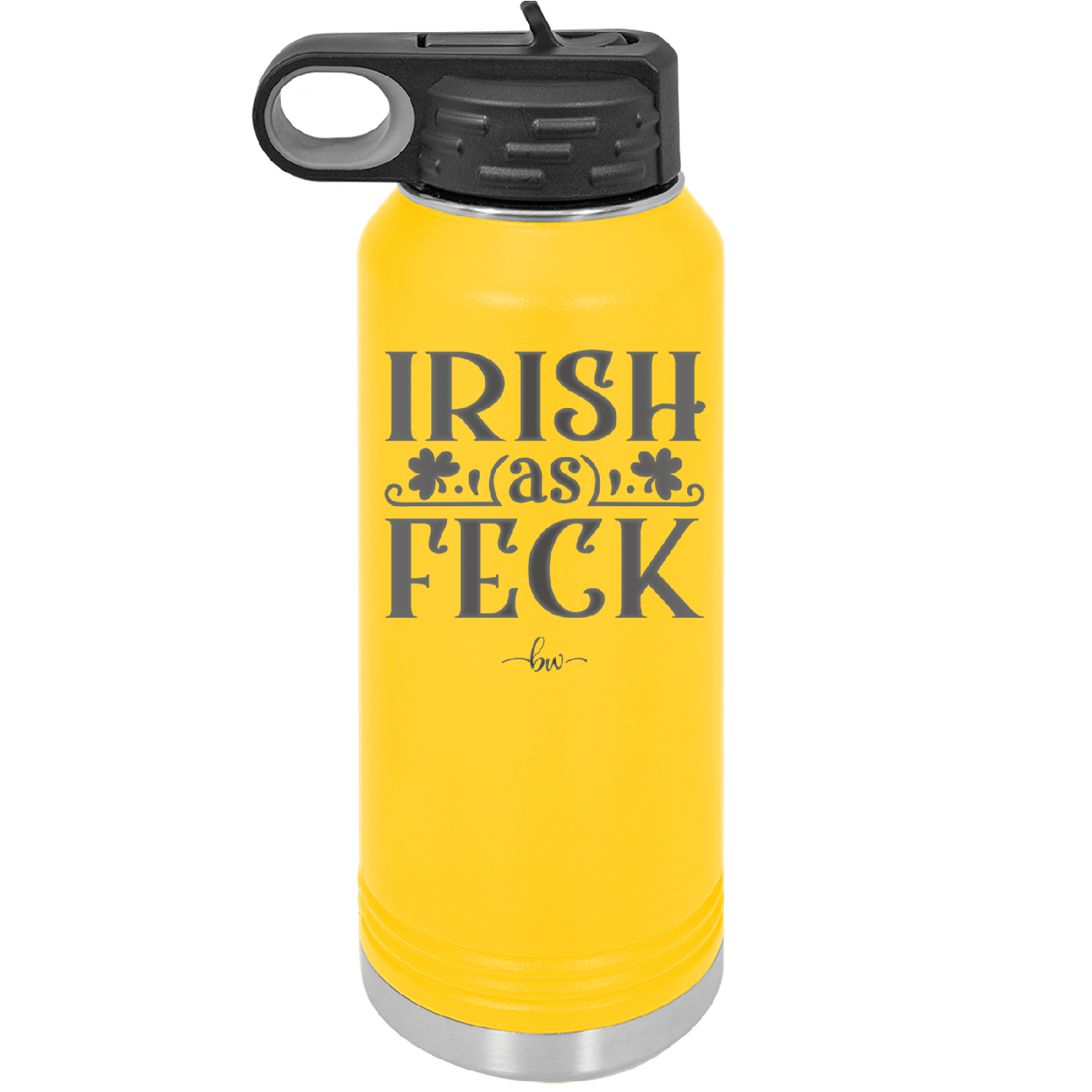 Irish as Feck - Laser Engraved Stainless Steel Drinkware - 1791 -