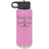 Shamrocks and Shenanigans - Laser Engraved Stainless Steel Drinkware - 1792 -