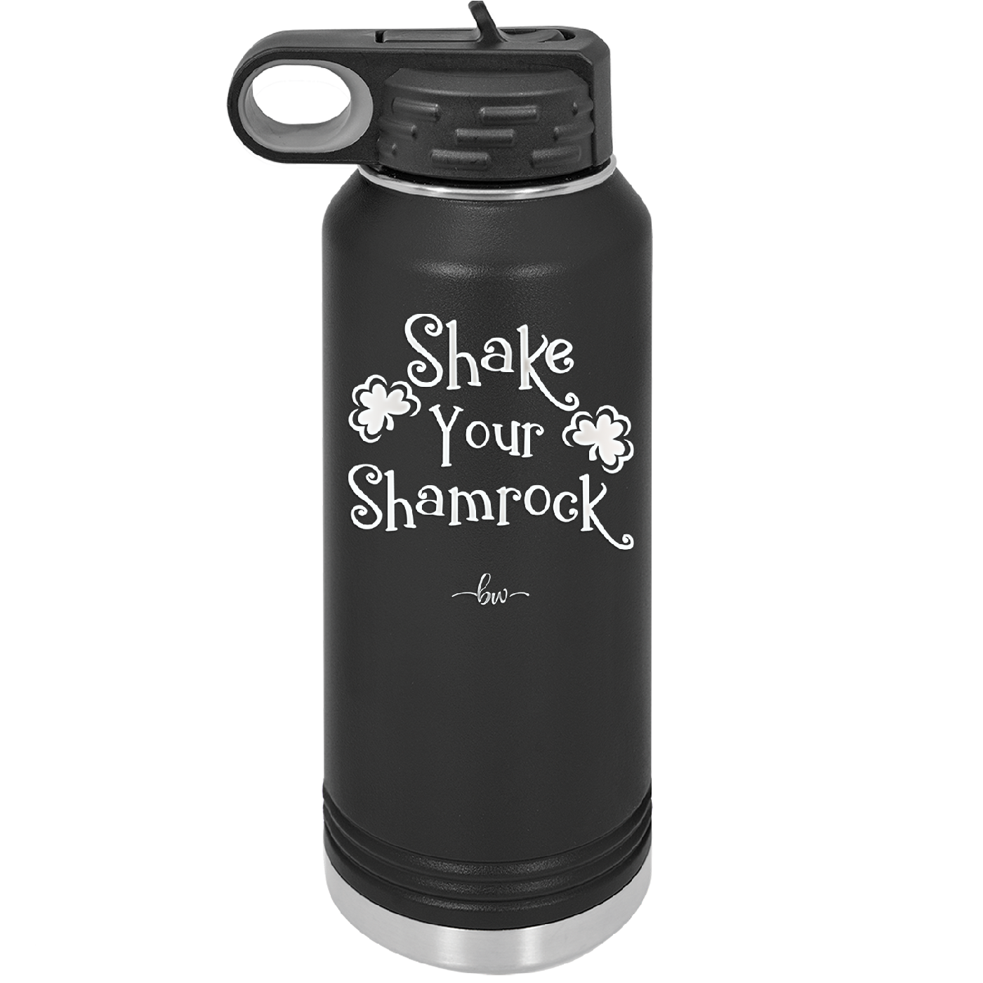 Shake Your Shamrock - Laser Engraved Stainless Steel Drinkware - 1793 -