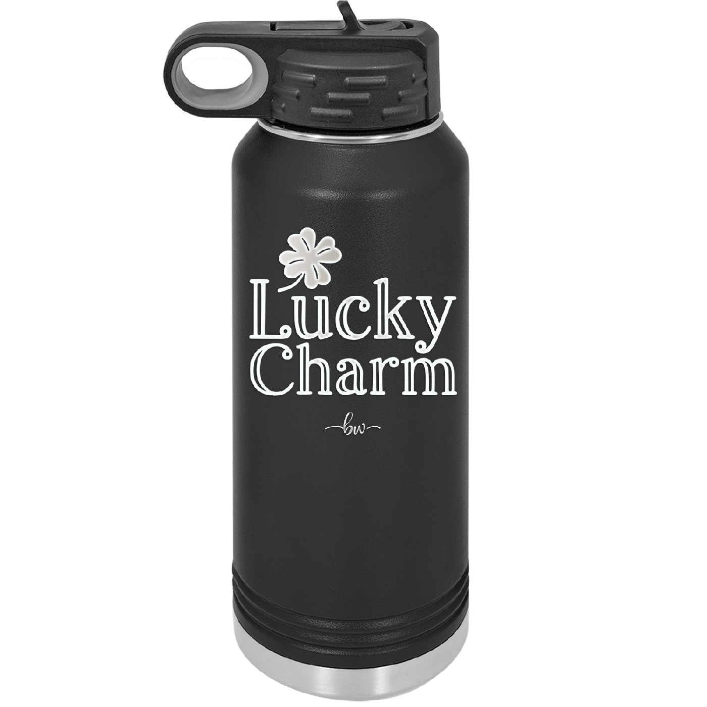 Lucky Charm - Laser Engraved Stainless Steel Drinkware - 1794 -